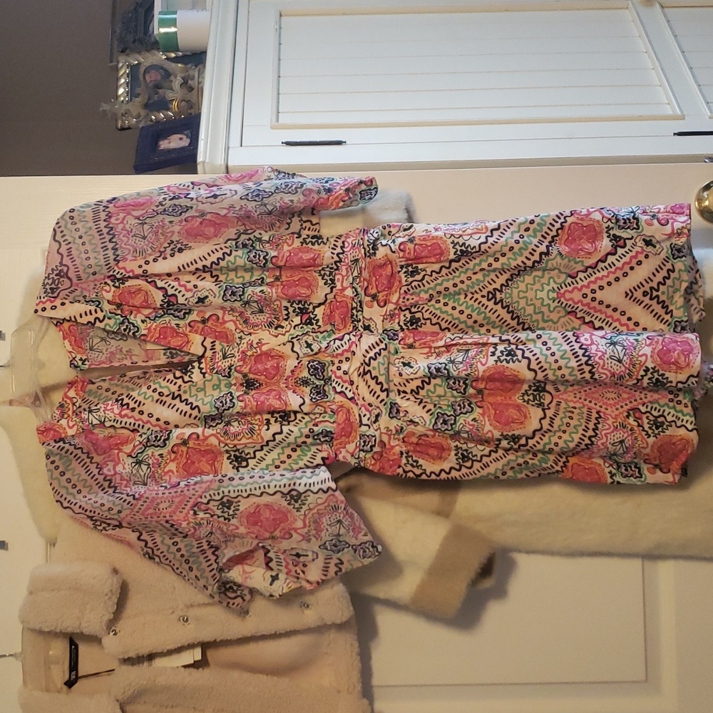 Gorgeous open back multi color Maeve Dress